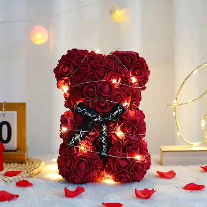 ROSABELLA Rose Teddy Bear Gift Set