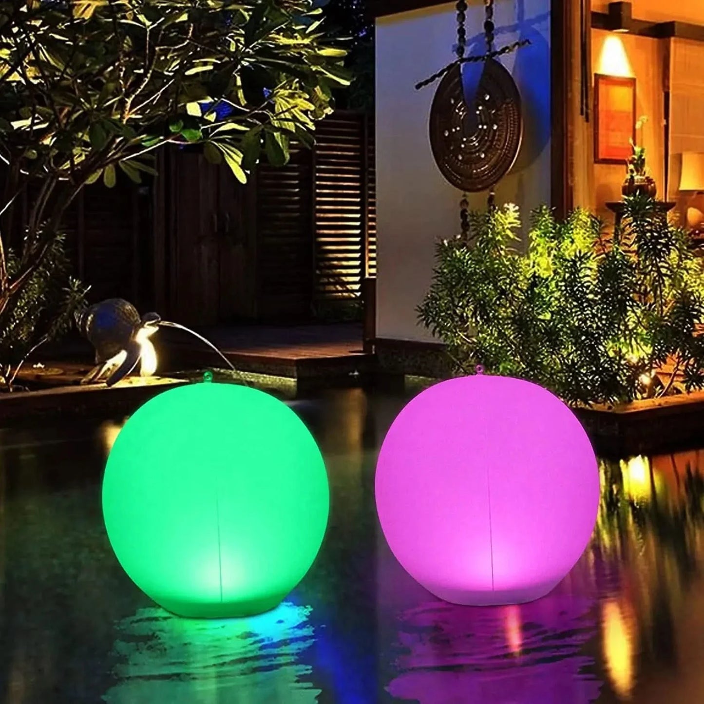 LUMAFLOAT Color-Changing Solar Floating LED Sphere