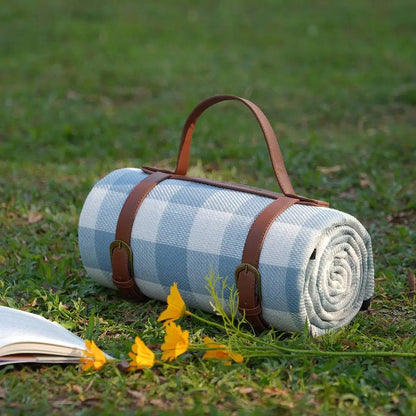 PICSTYLE Waterproof Checkered Picnic Blanket