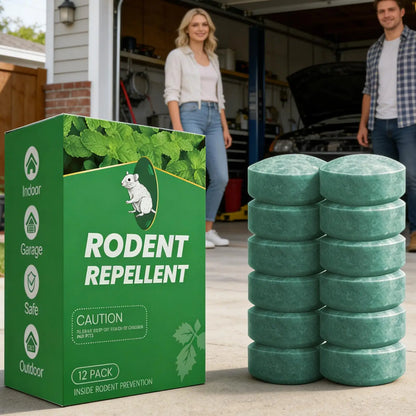 Rodent Repellent, Peppermint Oil Mouse Repellent Balls 12 Pack for Home