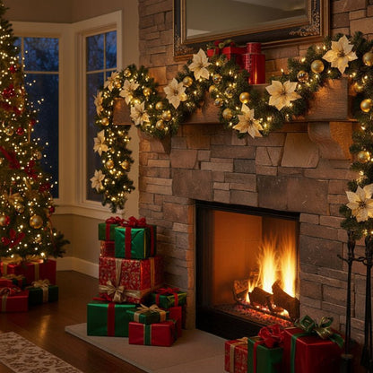GLOWTWINE Illuminated Christmas Garland