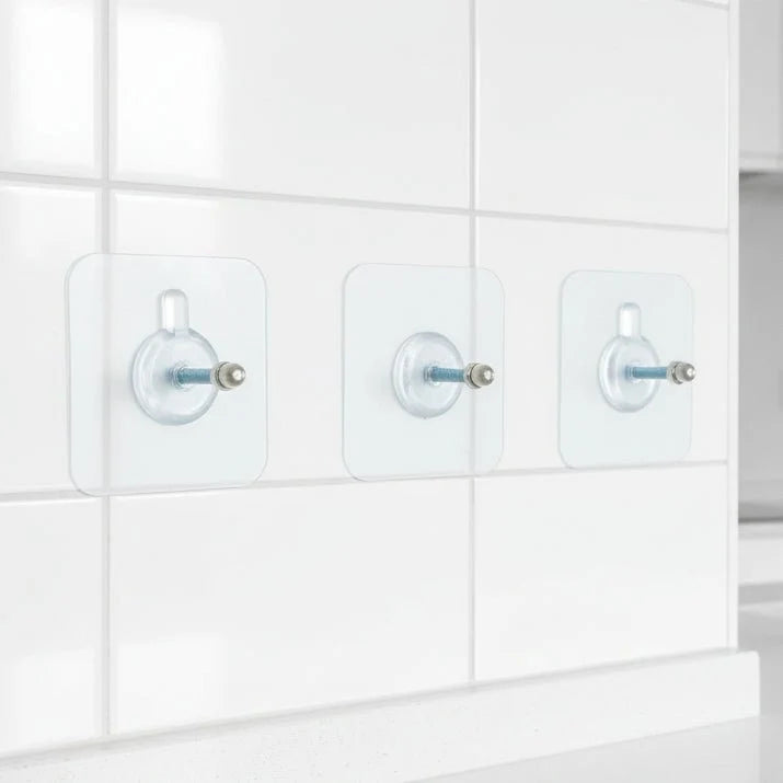 TRACELESS Residue-Free Wall Hooks Set