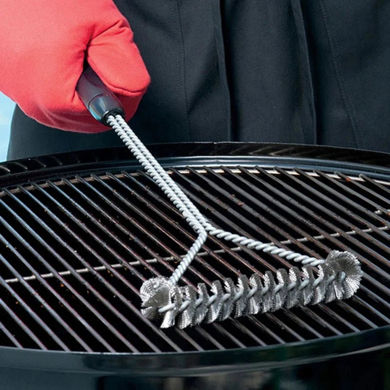 FLAMEBRUSH Stainless Steel Grill Brush