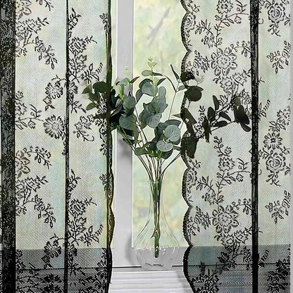 ROSALACE Romantic Rose Lace Curtain