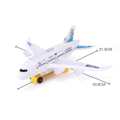 FLYGENIUS Intelligent Music & Light Airplane Toy