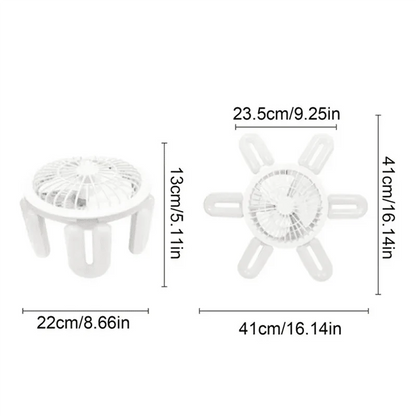 FANOVA Air-Cooling LED Ceiling Fan