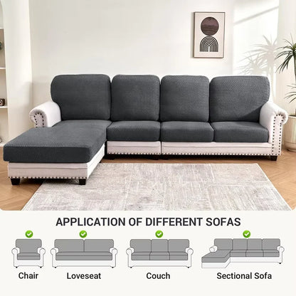 JACQUARDFIT Elastic Jacquard Sofa Cover