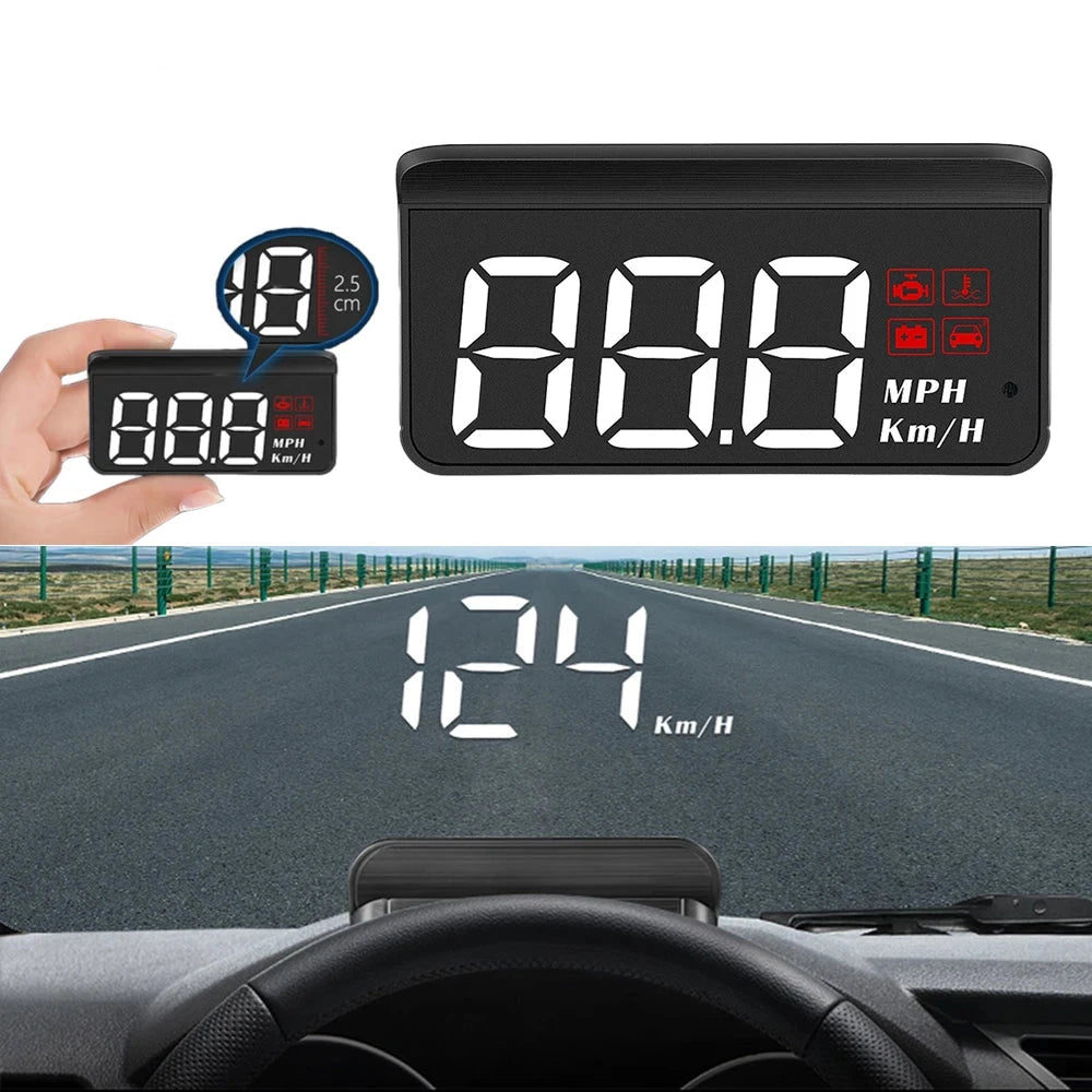 HUD Speedometer, Digital Head Up Display for Car Windshield