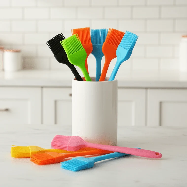 HEATBASTE Heat-resistant Silicone Grill and Baking Brush