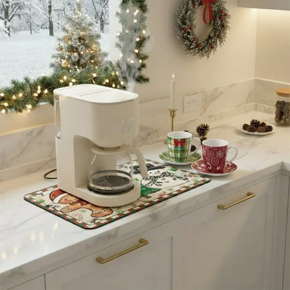 SNOWMATIQ Christmas Kitchen Mat