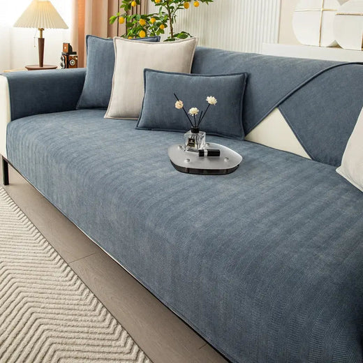 Non Slip Sofa Cover, Soft Chenille Couch Cover for 1, 2, 3, 4 & 5 Seater Sofas