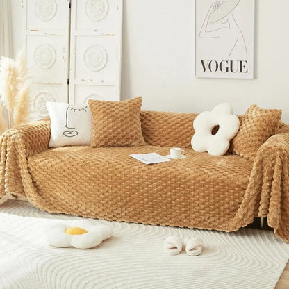 CHENILLO Plush Chenille Sofa Cover
