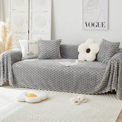 CHENILLO Plush Chenille Sofa Cover