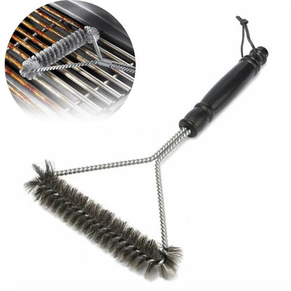 FLAMEBRUSH Stainless Steel Grill Brush