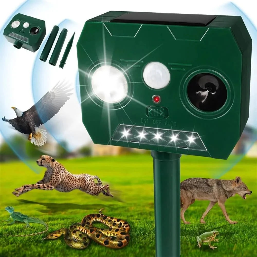 Ultrasonic Animal Repeller Effective Protection Against