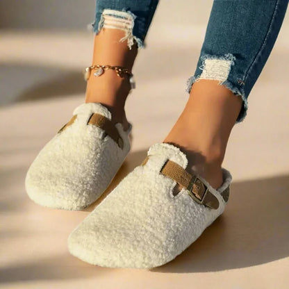 CONTRORTLUXE Luxurious Sheepskin Wool Shoes