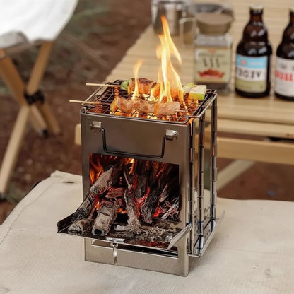 FLEXFIRE Portable Stainless Steel Camping Stove
