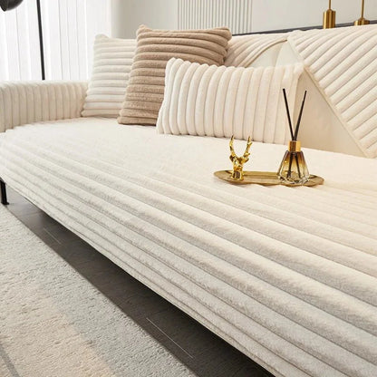 COZYPUFF Luxurious Winter Sofa Cover