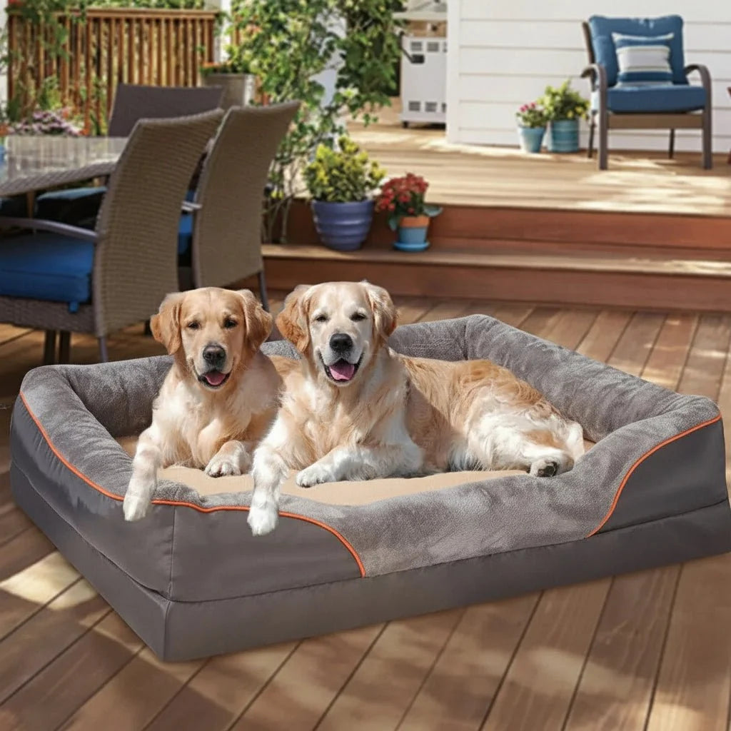 LEVAPET Waterproof Orthopedic Dog Bed