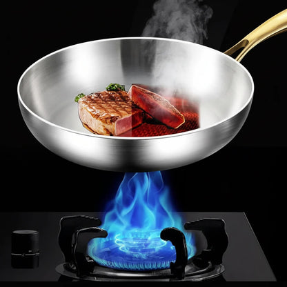 STEELTRIQ 316 Stainless Steel Frying Pan