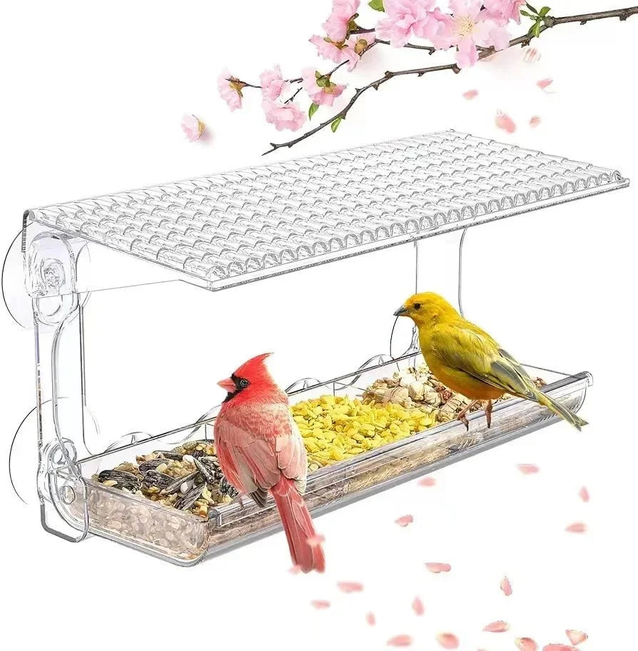 SKYVIEWFEED Transparent Window Feeder Station