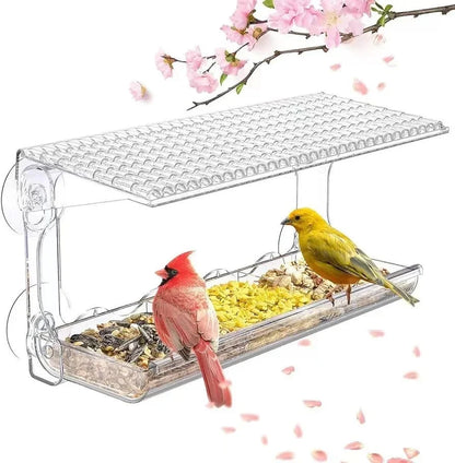 SKYVIEWFEED Transparent Window Feeder Station