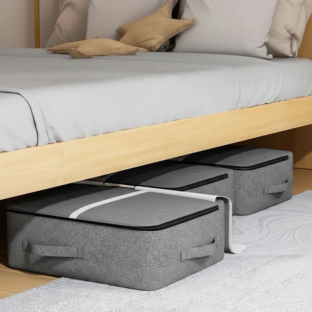 Storage Bag with Zipper for Comforters Large Capacity