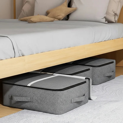 Storage Bag with Zipper for Comforters Large Capacity