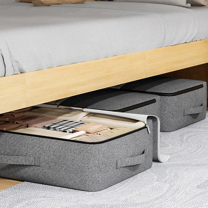 Storage Bag with Zipper for Comforters Large Capacity