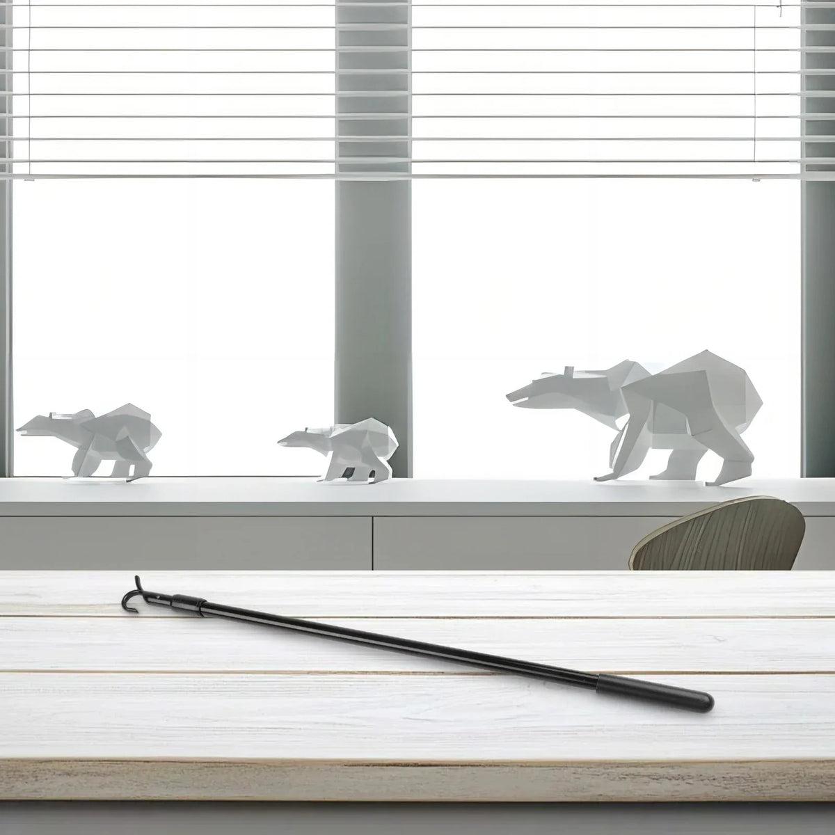 Telescopic Window Opener, 30-60 cm, with Hooks