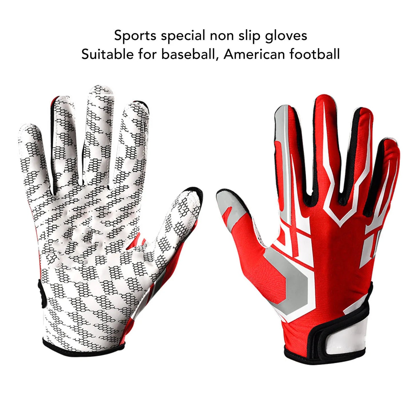 GRIPSTER Non-slip Baseball & Football Gloves