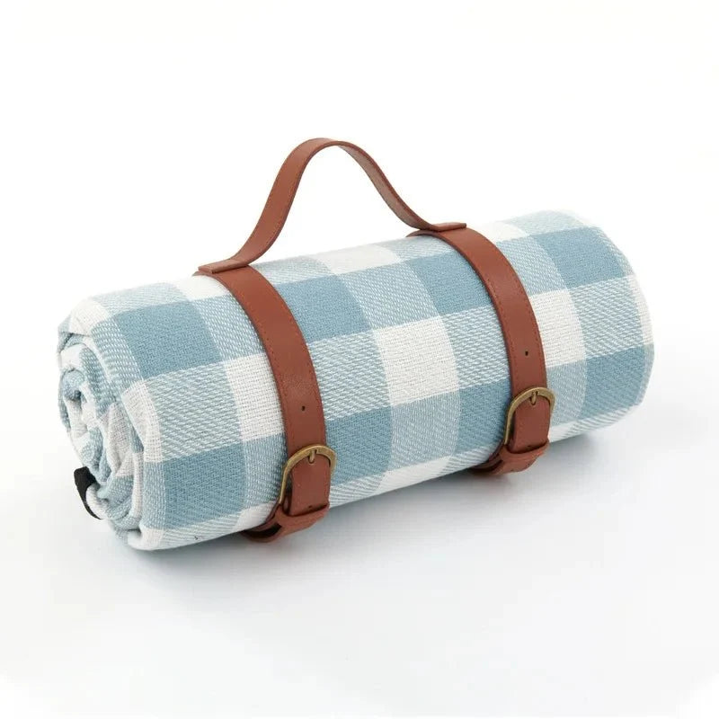 PICSTYLE Waterproof Checkered Picnic Blanket