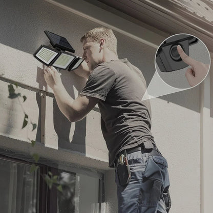 SUNDEFENSE Solar-powered Security Light