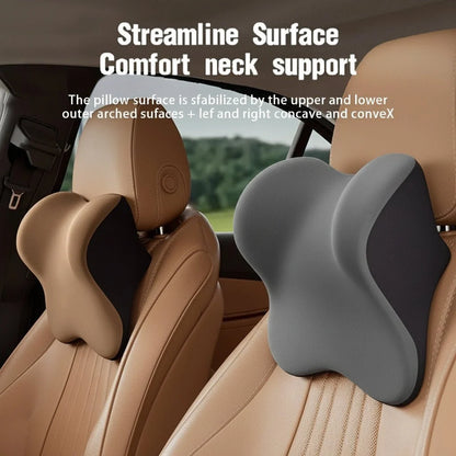 MEMORIDE Memory Foam Car Neck & Lumbar Pillow