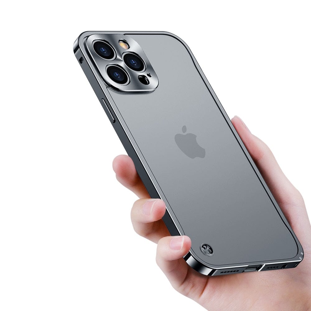 Aluminium iPhone Case, Lightweight CNC-Machined Metal Bumper
