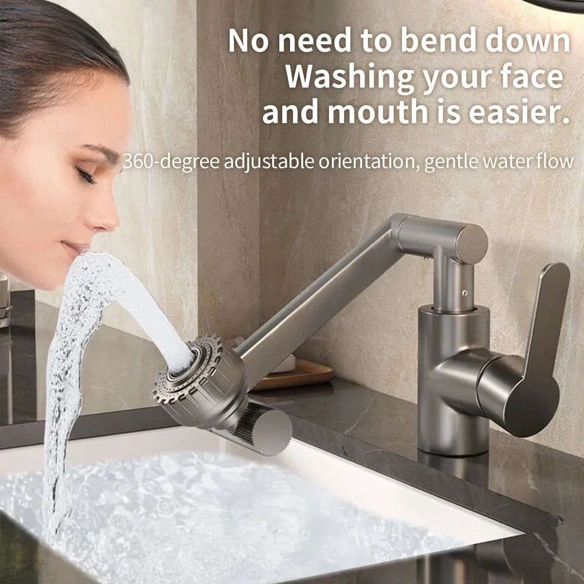 MECHAFLOW 360 Robotic Arm Kitchen Faucet