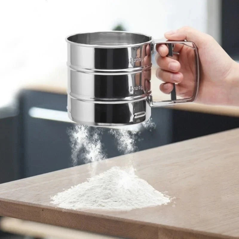 PRESSORA Single-hand Stainless Steel Flour Sifter