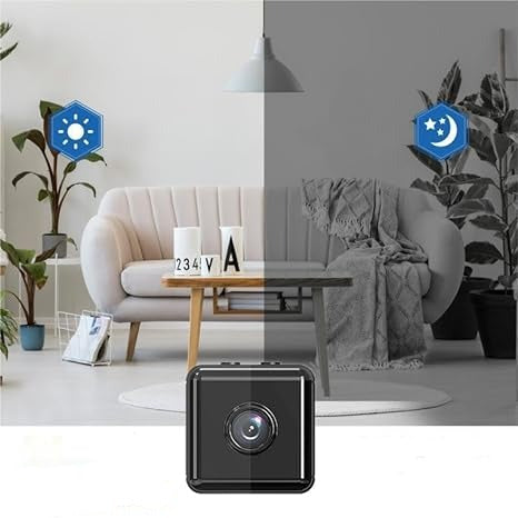 Mini Security Camera, 1080P Wireless Indoor & Outdoor Camera with Night Vision & Motion Detection