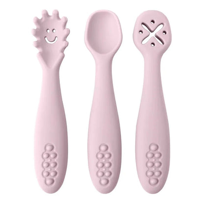 LERNSCHMAUS Gentle Silicone Cutlery Set