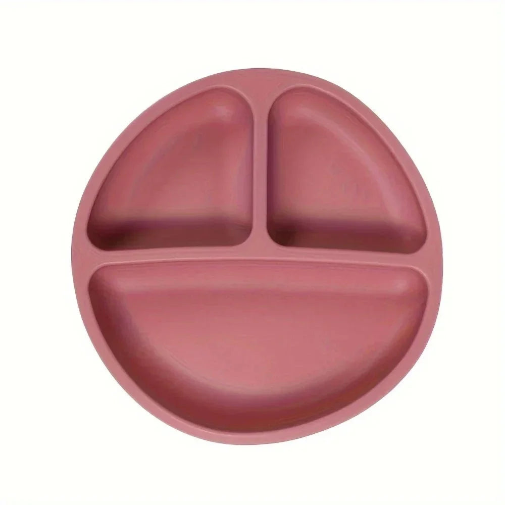 SAUGHALT KIDS Non-slip Silicone Kids' Plate