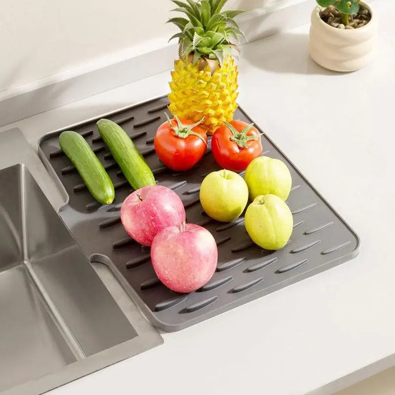 Silicone Dish Drying Mat, Heat-Resistant, BPA-Free