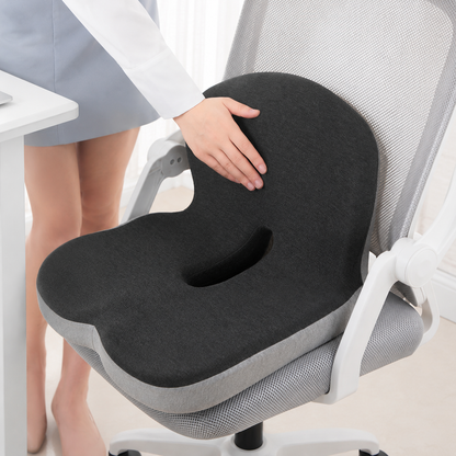 Ergonomic Memory Foam Seat Cushion, Pressure-Relieving, Non-Slip