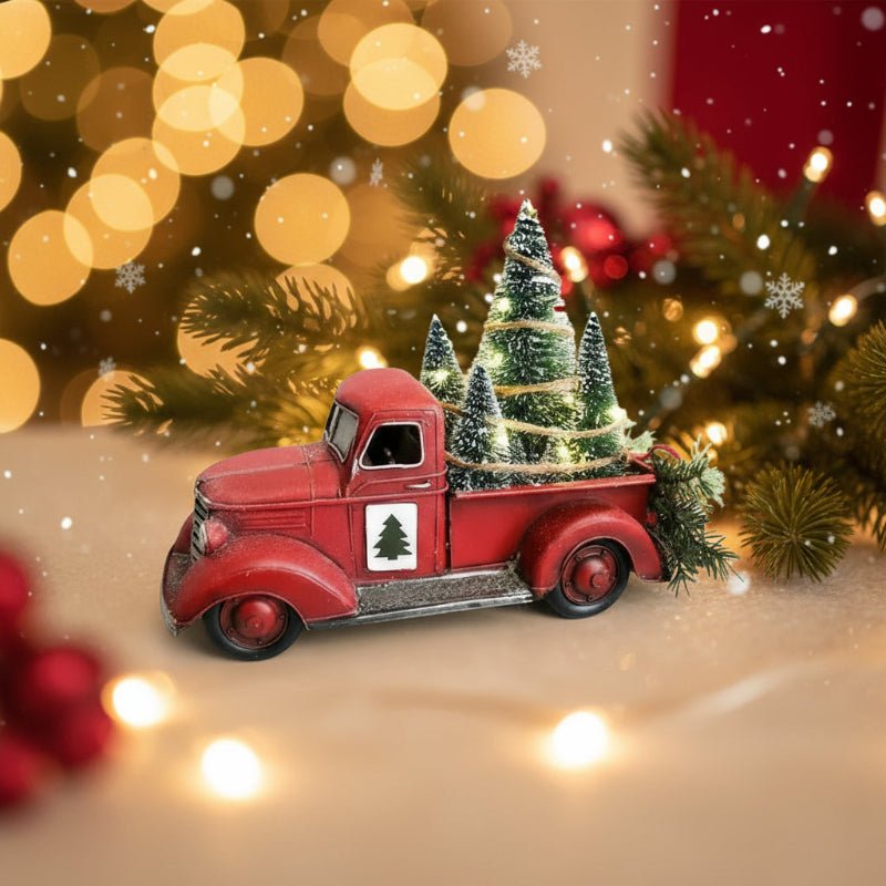 YULEYARDER Vintage Red Truck Ornament