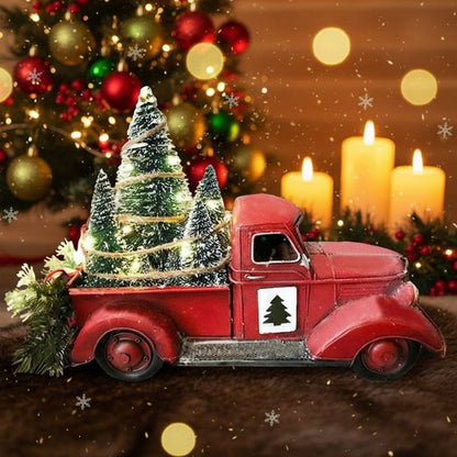 YULEYARDER Vintage Red Truck Ornament