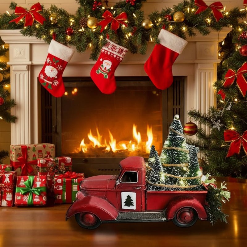 YULEYARDER Vintage Red Truck Ornament