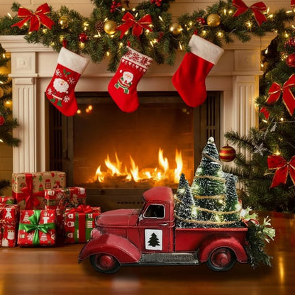 YULEYARDER Vintage Red Truck Ornament