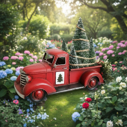 YULEYARDER Vintage Red Truck Ornament