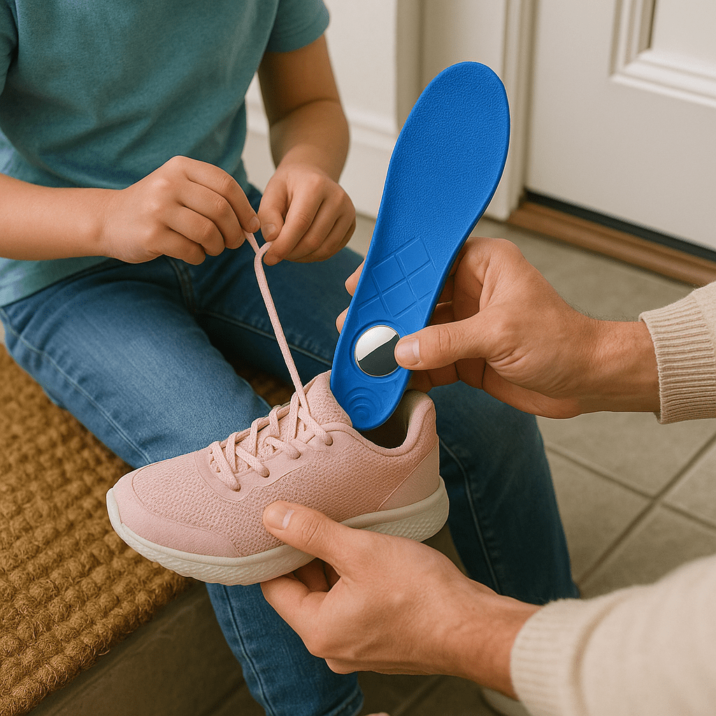 TraceLine Smart Insoles AirTag lifestyle