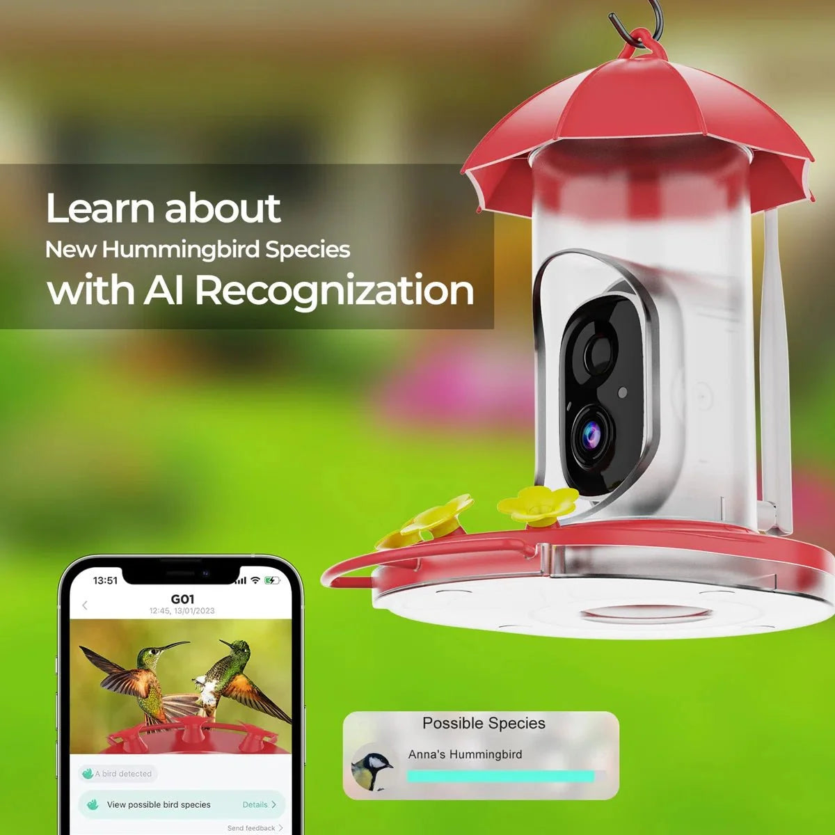 BIRDVUE Smart Bird Feeder