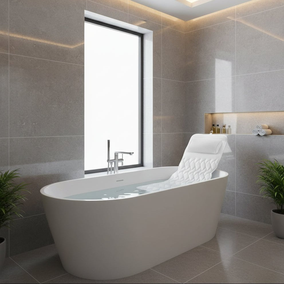 SOAKLUXE Ergonomic Full-Body Bathtub Pillow lifestyle 2